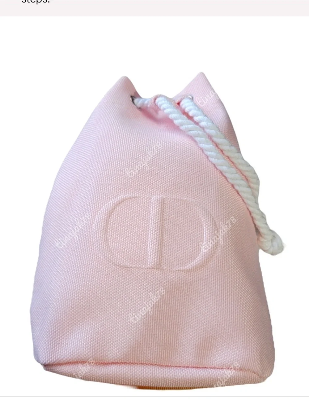 Dior CD Drawstring Cosmetic Bag Pouch